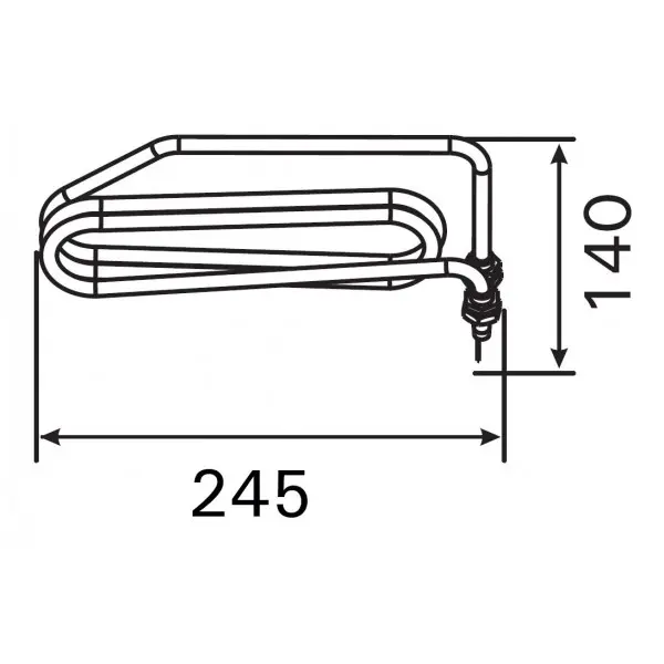 Нагревательный элемент Harvia ZH-104 мощность 2,0 кВт / 230В