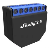 Умное двухканальное Wi-Fi реле, Shelly 2,5