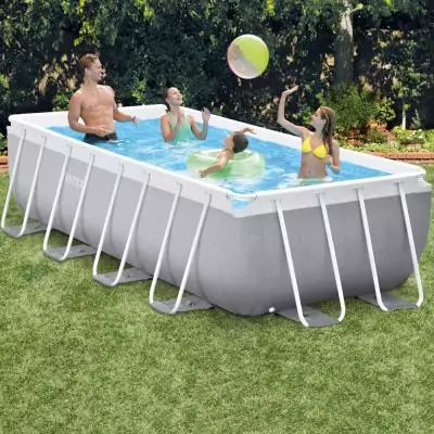 Каркасный бассейн Intex 400х200х122см, фильтр-насос и лестница, 26790