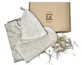 Набор для сауны Linen Steam Naturel Premium, мужской, лён 100%