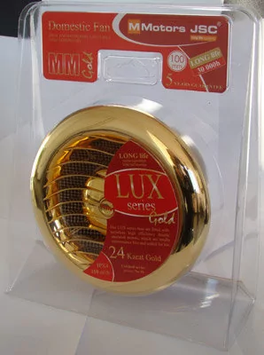 Вентилятор для хамама Mmotors MMV LUX GOLD 100/110 (+85°С), с клапаном, 5946