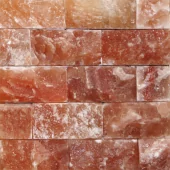 Соляная стена Элит, скрытый монтаж, натуральный кирпич 5 см, 1м²