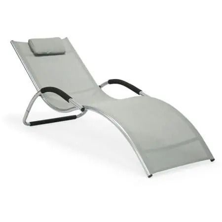 Шезлонг-лежак "Gracia" MC-3039GC Grey 177x70 см. 