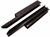 Угловой стыковочный элемент для клумбы Holzhof 25*150мм, 90°, металл, коричневый