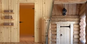 Дверь в сауны: деревянная vs стеклянная