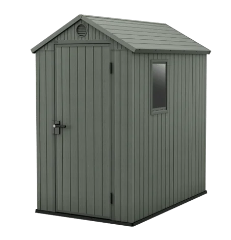 Пластиковый хозблок сарай Keter Darvin 4x6 ' ft, green