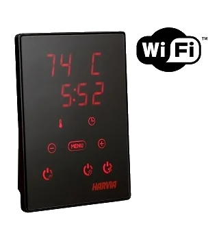 Электрическая печь Harvia Cilindro PC70XE Black Steel, с выносным пультом CX001WiFi в интернет-магазине WellMart24.com