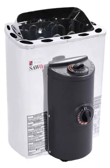 Печь для сауны электрическая Sawo Mini X MX-30NB-Z мощность 3 кВт со встроенным пультом в интернет-магазине WellMart24.com