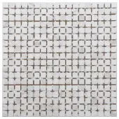 Мозаика для хамама NSmosaic серии Stone K-729 305х305мм, мрамор