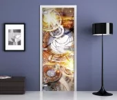 Дверь стеклянная межкомнатная MaybahGlass Premium Abstraction 18, 800х2000
