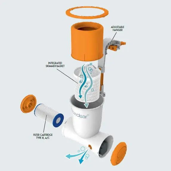 Фильтр-насос Bestway Flowclear Skimatic со скиммером, 58469, 3974 л/ч