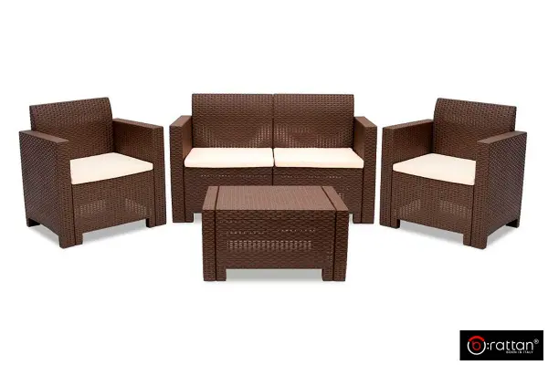 Комплект садовой мебели B:Rattan Nebraska 2 Set, wenge