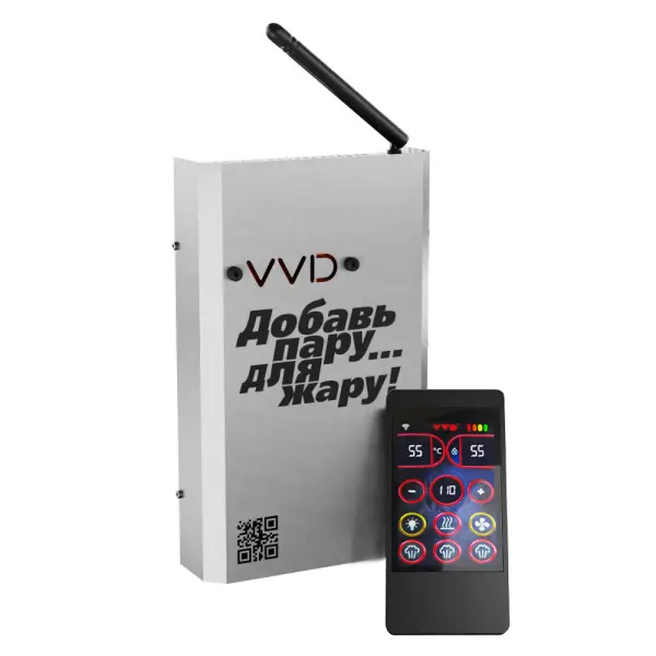 Пульт управления к электропечам VVD ПУ-09 МП VVD Pro wi-fi 2,25-6,25 кВт.