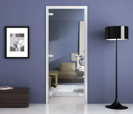 Дверь стеклянная межкомнатная MaybahGlass Classic-3 CC01, 600х2000, прозрачная