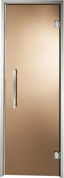 Дверь для турецкой парной GRANDIS GS 8x19 (780мм х 1890мм), стекло бронза