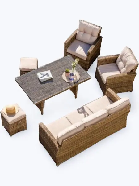 Комплект садовой мебели из искусственного ротанга AFM-311BL Beige