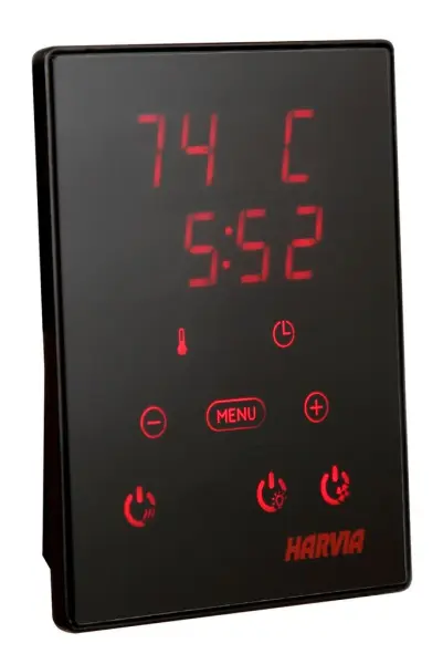 Электрическая печь Harvia Moderna V45XE Black, с выносным пультом в комплекте в интернет-магазине WellMart24.com