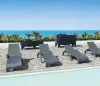Шезлонг Siesta GS 1009, anthracite 187x73x44 см