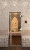 Дверь для турецкой парной DoorWood Prestige 700мм х 1900мм, стекло бронза