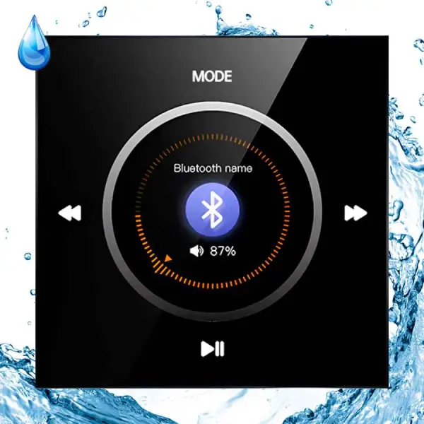 Акустическая система для сауны и хамама S&W Noise Round 4, Black/White, IP-68