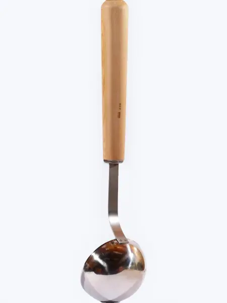 Черпак металлический Sawo (большой) с деревянной ручкой 40см, 442-MD