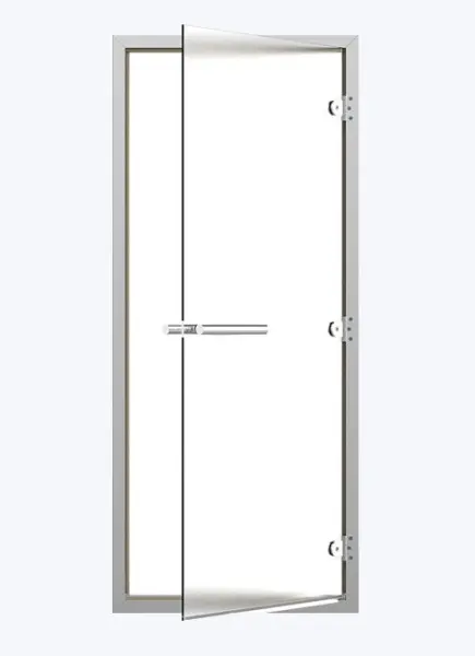 Дверь для турецкой парной Sawo ST-746-R, 800мм х 1900мм, сатин, правая