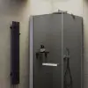 Душевой уголок на монопетле MaybahGlass MGY-1348-5, 1000х1000мм, профиль хром, стекло серое