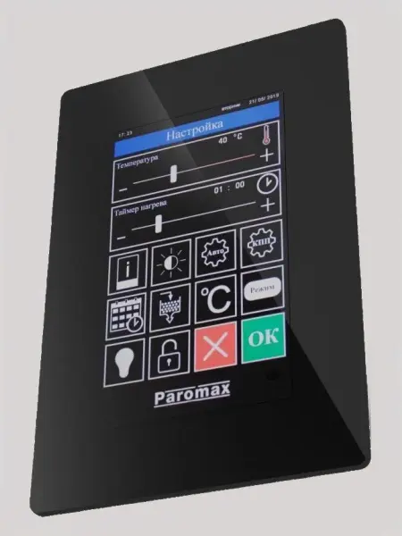 Парогенератор Паромакс 9 кВт NEO MAX STYLE для сауны и хамама с пультом управления