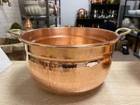 Чаша для получения пены медная, ЕМ-6, диаметр 39 см 