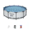 Каркасный бассейн Bestway 366х100см, фильтр-насос и лестница в комплекте, 56418