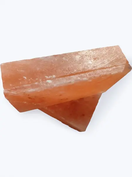 Соляной кирпич 200*100*50 мм шлифованный, не торцованный, с пропилом (Гималайская соль)