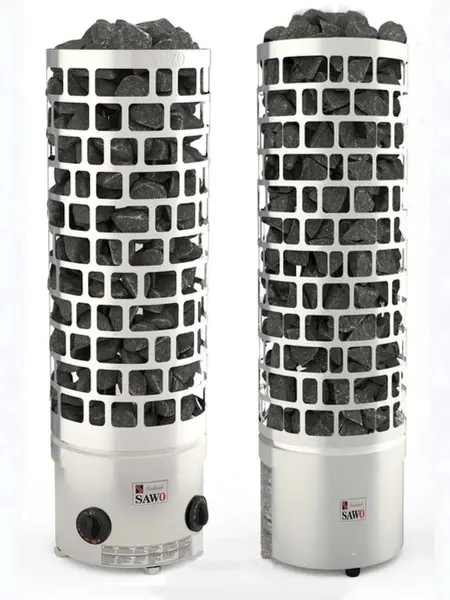 Электрическая печь Sawo Aries Round ARI3-90NB-P, со встроенным пультом в интернет-магазине WellMart24.com