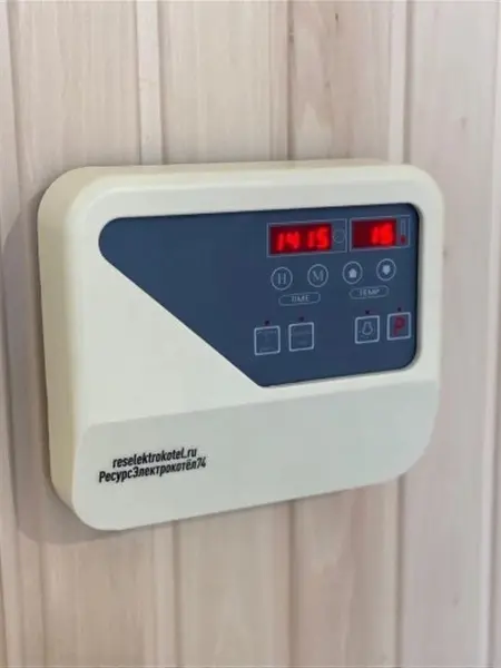 Пульт управления Ресурс для элeктрoкaмeнки 3-9 кВт, цифровой