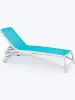 Шезлонг Nardi Atlantico, white/blue 204x70x35 см