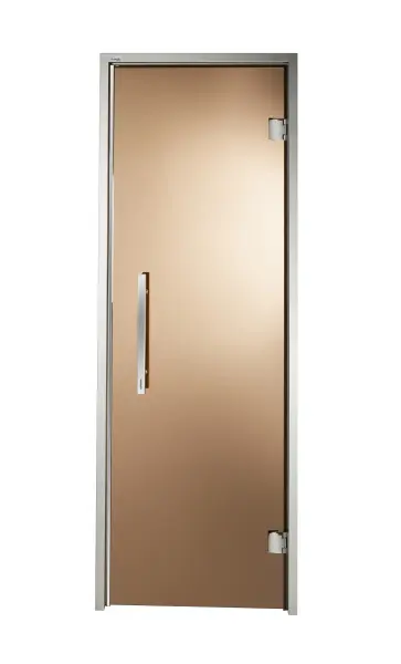 Дверь для турецкой парной GRANDIS GS 8x21 (780мм х 2090мм), стекло бронза