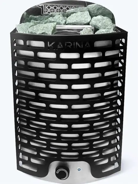 Электрическая печь для бани Karina Optima Steam 5 кВт, со встроенным управлением в интернет-магазине WellMart24.com