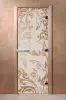 Дверь для сауны DoorWood Венеция, 600мм х 1900мм, без порога, сатин, коробка ольха
