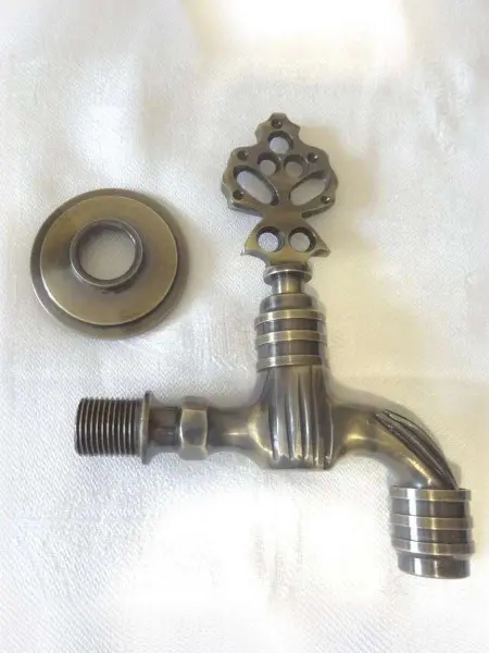 Кран латунный для хамама, цвет бронза, 06А