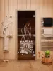 Дверь для бани DoorWood Банька, бронза, серия Эталон, 700 х 1900 мм, без порога, коробка осина