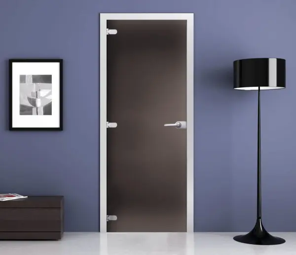 Дверь стеклянная межкомнатная MaybahGlass Classic-1 CC06, 800х2000, серое матовое