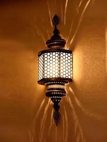 Светильник для хамама W-140M, латунь