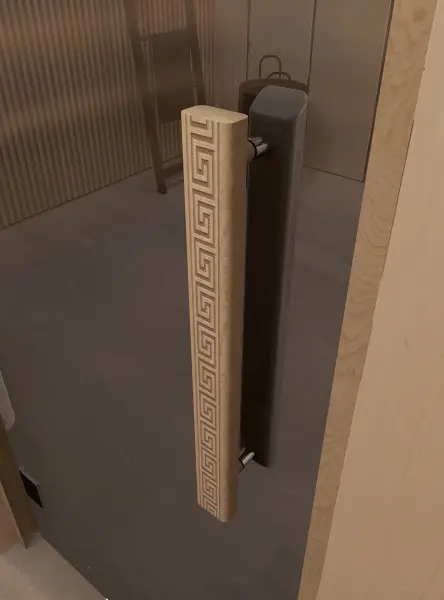 Дверь для сауны DoorWood Favorit, 800мм х 2000мм, без порога, бронза