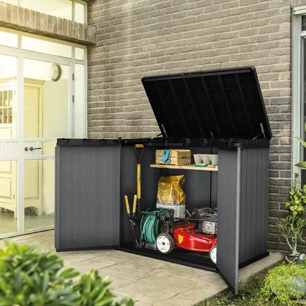 Пластиковый шкаф для улицы Keter Darwin, 1150L, grey