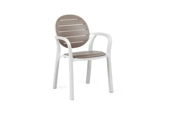 Кресло пластиковое Nardi Palma, white/biege