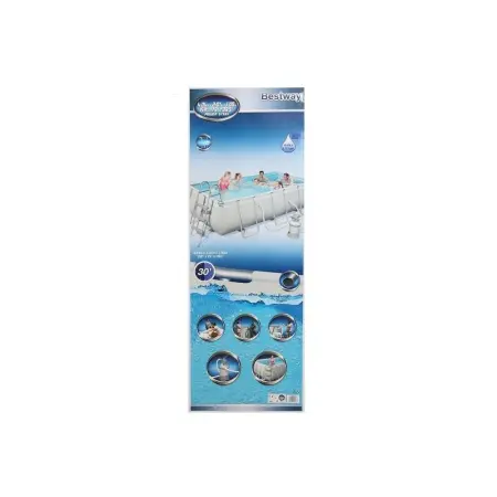 Каркасный бассейн Bestway 404х201х100см, фильтр-насос и лестница в комплекте, 56441