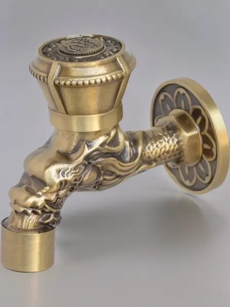 Кран латунный для хамама, цвет бронза, 21978/1