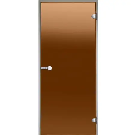 Дверь для турецкой парной Harvia ALU 900мм х 2100мм, DA92101, стекло бронза