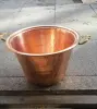 Чаша для получения пены медная, ЕМ-8, диаметр 29 см 