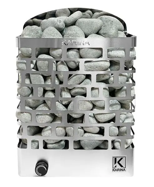 Печь Karina Air каменка для бани, мощностью 4,5 кВт, со встроенным управлением, Россия в интернет-магазине WellMart24.com