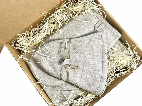 Набор для сауны Linen Steam Naturel Premium, мужской, лён 100%